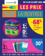 E.Leclerc DEPENSER MOINS 19 - au 29.08.2026