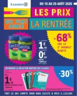 E.Leclerc DEPENSER MOINS 19 - au 29.08.2026