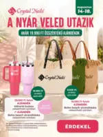 Crystal nails: Crystal Nails akci&oacute;s - 2026.08.18 napig