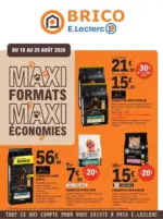 E.Leclerc Brico Maxi Formats, Mini Prix - du 18.08.2026