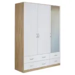 XXXLutz Lauterach - Ihr M&ouml;belhaus bei Bregenz Dreht&uuml;renschrank 136/197/54 cm 3-t&uuml;rig