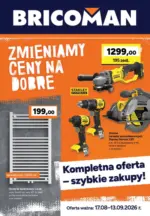 Gazetka Bricoman Bricoman &ndash; do 13.09.2026