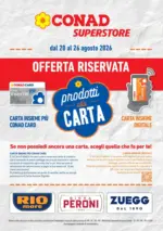 Conad PRODOTTI ALLA CARTA - al 26.08.2026