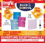 Trafic Back to school - au 23.08.2026