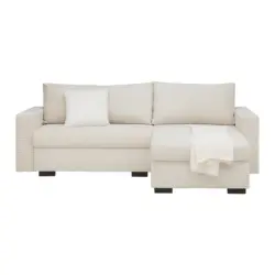 Ecksofa Geneve Cord Beige