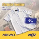 Noz ☀️ARRIV&Eacute;E Chemise homme - au 31.08.2026