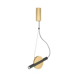 Pendelleuchte Enigma Messingfarben max. 5 Watt