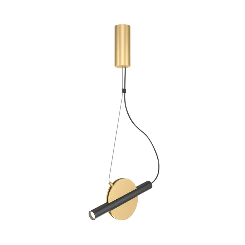 Pendelleuchte Enigma Messingfarben max. 5 Watt