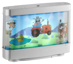 LED-Dekoleuchte Farmer Silberfarben max. 3 Watt