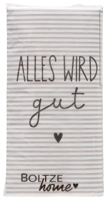 Taschentuch Goodie II Schwarz/Wei&szlig;