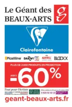 Le G&eacute;ant des Beaux-Arts Meilleures offres pour les acheteurs &eacute;conomes - au 21.10.2026