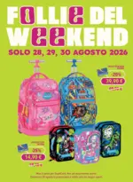 Poli Follie del weekend - al 30.08.2026