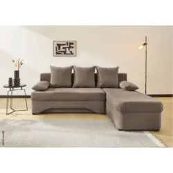 Ecksofa mit Bettfunktion und Bettkasten