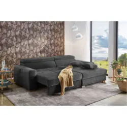 Ecksofa mit elektrischer XXL Sitztiefenverstellung