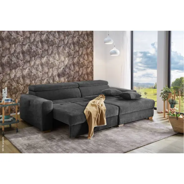 Ecksofa mit elektrischer XXL Sitztiefenverstellung