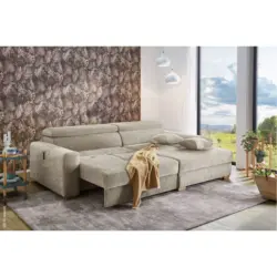 Ecksofa mit elektrischer XXL Sitztiefenverstellung