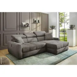 Ecksofa mit elektrischer XXL Sitztiefenverstellung