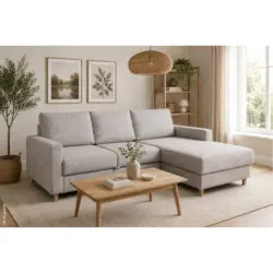 Ecksofa mit Bettfunktion und Bettkasten