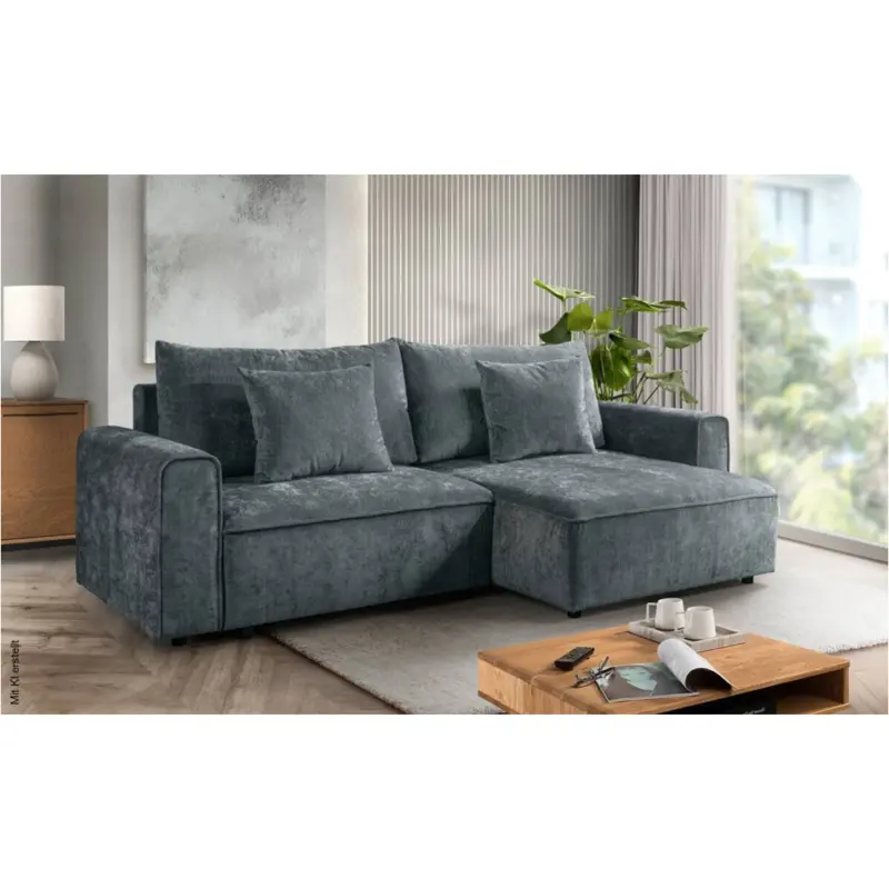 Ecksofa mit Bettfunktion und Bettkasten