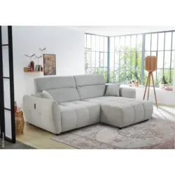 Ecksofa mit elektrischer XXL Sitztiefenverstellung