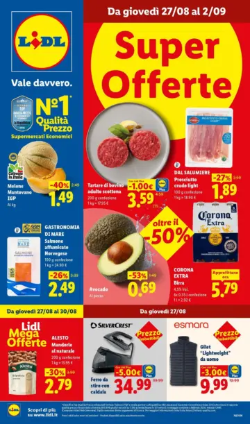 Volantino Lidl con offerte della settimana
