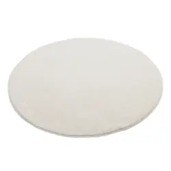 Webteppich 120 cm Wei&szlig;