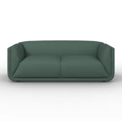 Sofa Hevi Samt Gr&uuml;n