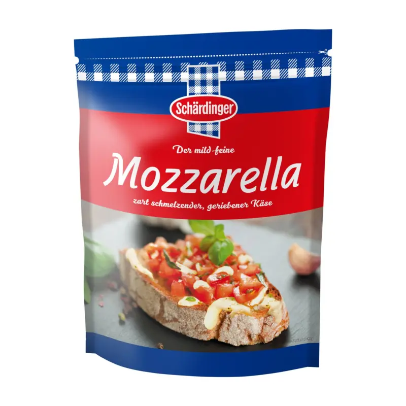 Sch&auml;rdinger Mozzarella gerieben