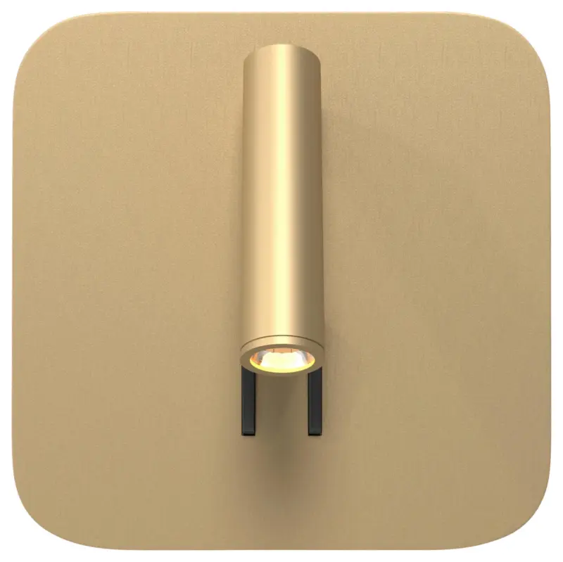 Wandleuchte IOS Goldfarben max. 9 Watt Wandlampe