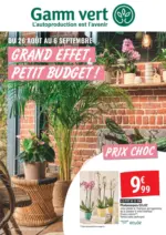 Gamm Vert GRAND EFFET PETIT BUDGET - au 06.09.2026