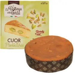 Kuchen mit einer F&uuml;llung mit Pistaziengeschmack