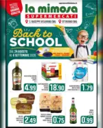 La Mimosa Supermercati Back to school - al 06.09.2026