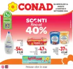 Conad Centro Nord Soc. Coop. Sconti fino al 40% - al 08.09.2026