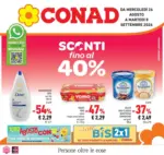 Conad Centro Nord Soc. Coop. Sconti fino al 40% - al 08.09.2026
