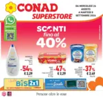 Conad Centro Nord Soc. Coop. Sconti fino al 40% - al 08.09.2026