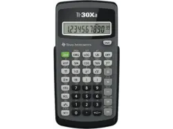 TEXAS TI-30XA Taschenrechner, Batteriebetrieb, Grau