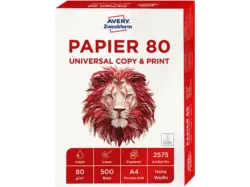 AVERY ZWECKFORM Drucker- und Kopierpapier, A4, 80 g/m&sup2;, 2575