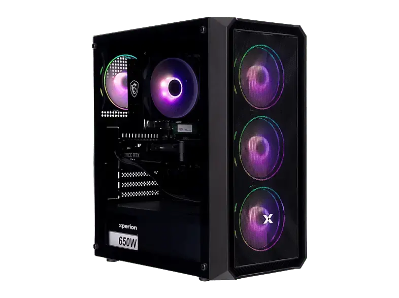 XPERION Styx XGD-C24 R5-GF5060-321 Gaming-Desktop-PC, Ryzen&trade; 5 8400F Prozessor, 32 GB RAM, 1 TB SSD, GeForce RTX&trade; 5060, Windows 11 Home, Schwarz