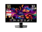 MediaMarkt MSI MPG 321URXDE QD-OLED 31,5 Zoll Monitor, UHD 4K, 1 ms Reaktionszeit, 250 cd/m&sup2;, 240 Hz, Schwarz - bis 12.09.2026
