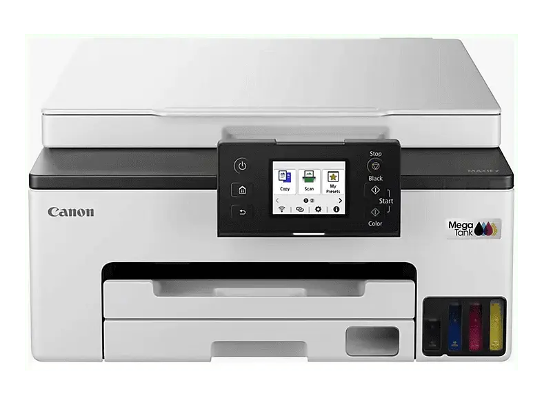 CANON maxIFY GX1051 MegaTank Multifunktionsdrucker, WLAN, Duplexeinheit (f&uuml;r beidseitigen Druck), A4, A5, A6, Wei&szlig;