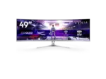 MediaMarkt PHILIPS 49M2C8900L/00 48,9 Zoll Curved Gaming Monitor, DQHD, 0,03 ms Reaktionszeit, 250 cd/m&sup2;, 144 Hz, Wei&szlig; - bis 12.09.2026
