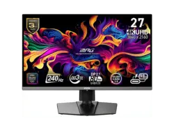 MSI MPG 272URXDE QD-OLED 26,5 Zoll Monitor, UHD 4K, 1 ms Reaktionszeit, 250 cd/m&sup2;, 240 Hz, Schwarz