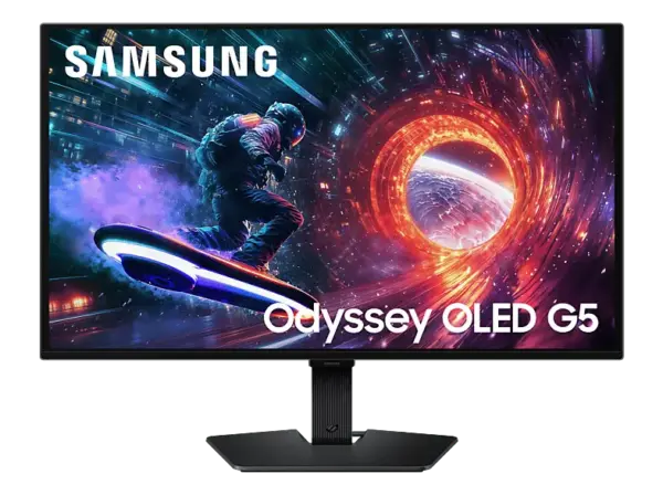 SAMSUNG LS27FG500SUXEN 27 Zoll Monitor, QHD, 0,03 ms Reaktionszeit, 200 cd/m&sup2;, 180 Hz, Schwarz