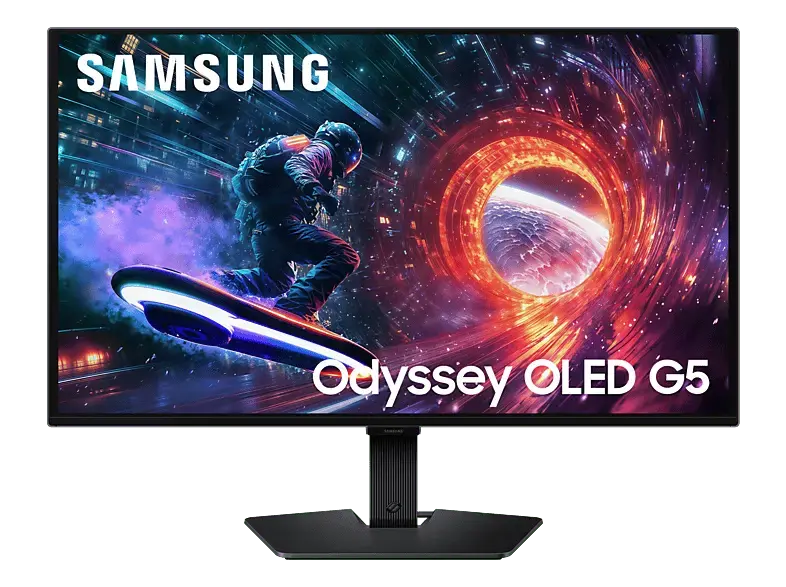 SAMSUNG LS27FG500SUXEN 27 Zoll Monitor, QHD, 0,03 ms Reaktionszeit, 200 cd/m&sup2;, 180 Hz, Schwarz