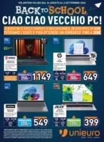 Unieuro Back to School da Unieuro! - al 06.09.2026
