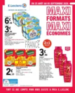 E.Leclerc DEPENSER MOINS 20 GV - MIXTE - au 05.09.2026