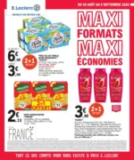 E.Leclerc DEPENSER MOINS 20 GV - MIXTE - au 05.09.2026