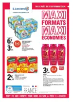 E.Leclerc DEPENSER MOINS 20 GV - MIXTE - au 05.09.2026