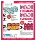 E.Leclerc DEPENSER MOINS 20 GV - MIXTE - au 05.09.2026