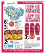 E.Leclerc DEPENSER MOINS 20 GV - MIXTE - au 05.09.2026